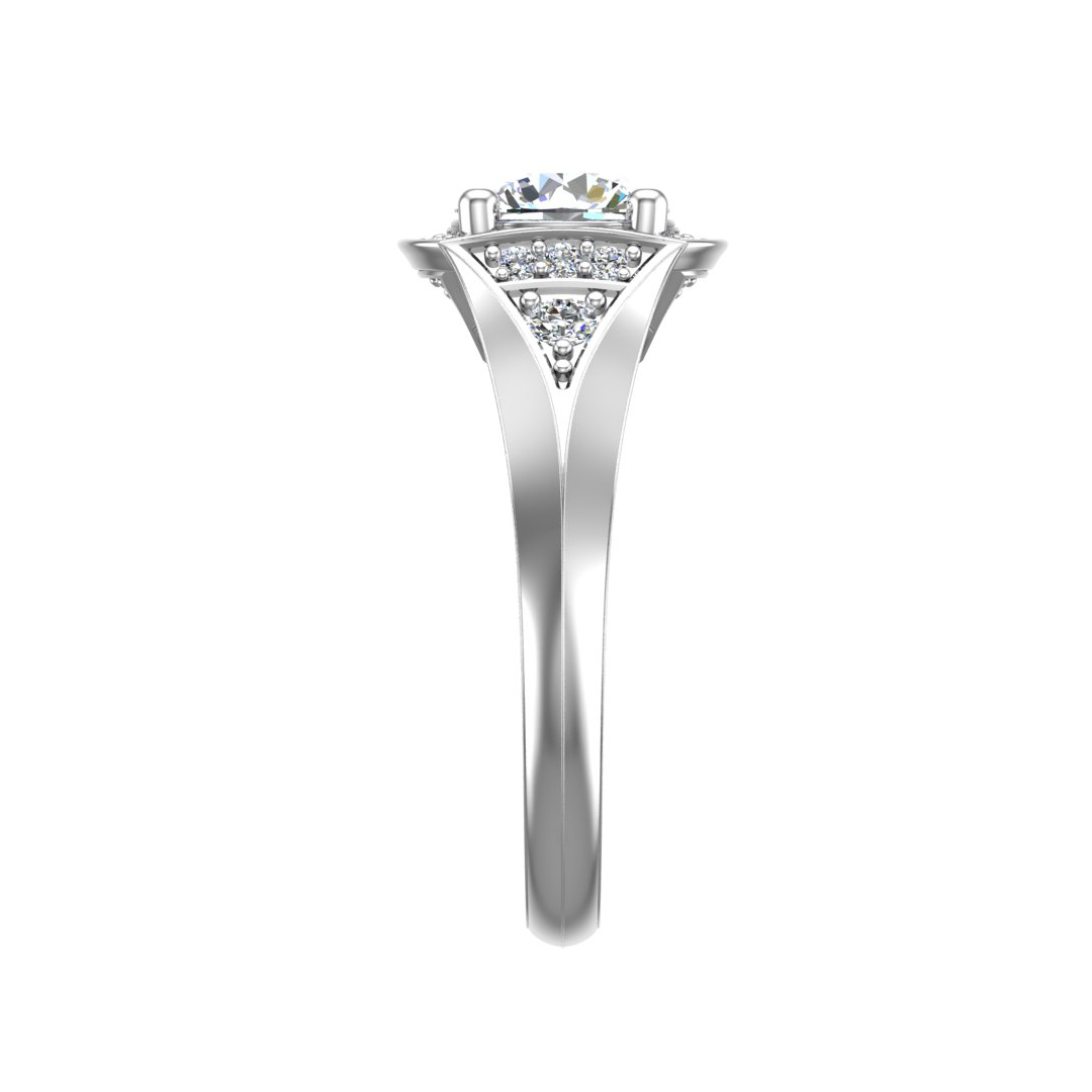 Aitana Halo Engagement Ring